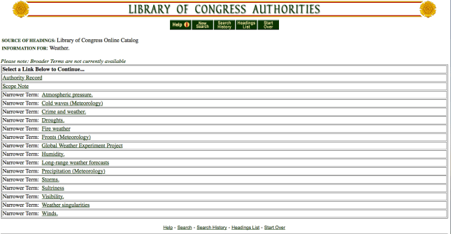 LC Authorities weather results  screenshot